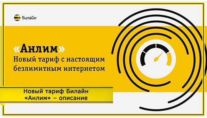 билайн анлим интернет
