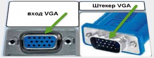 подключаем ноутбук к телевизору через vga