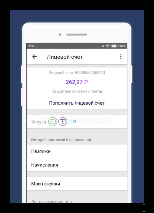 Как узнать задолженность по лицевому счету в личном кабинете ростелекома