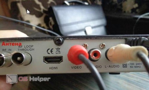 Как подключить ресивер к телевизору через тюльпан или HDMI фото