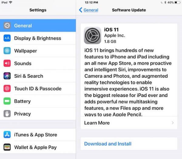 Обновление версии iOS