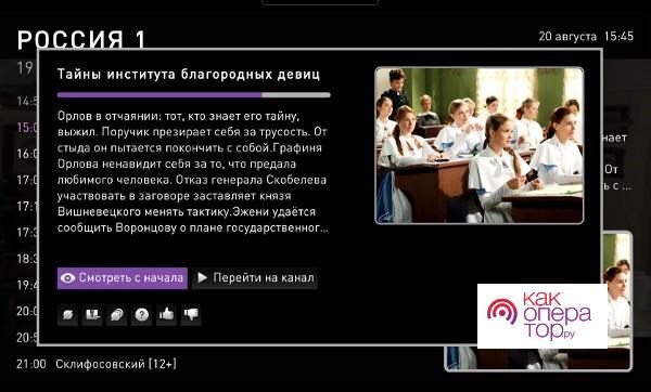 Что такое услуга «Управление просмотром» на Ростелеком